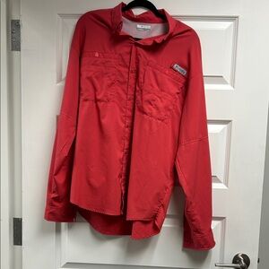 Columbia Vibrant Red Sportswear Top